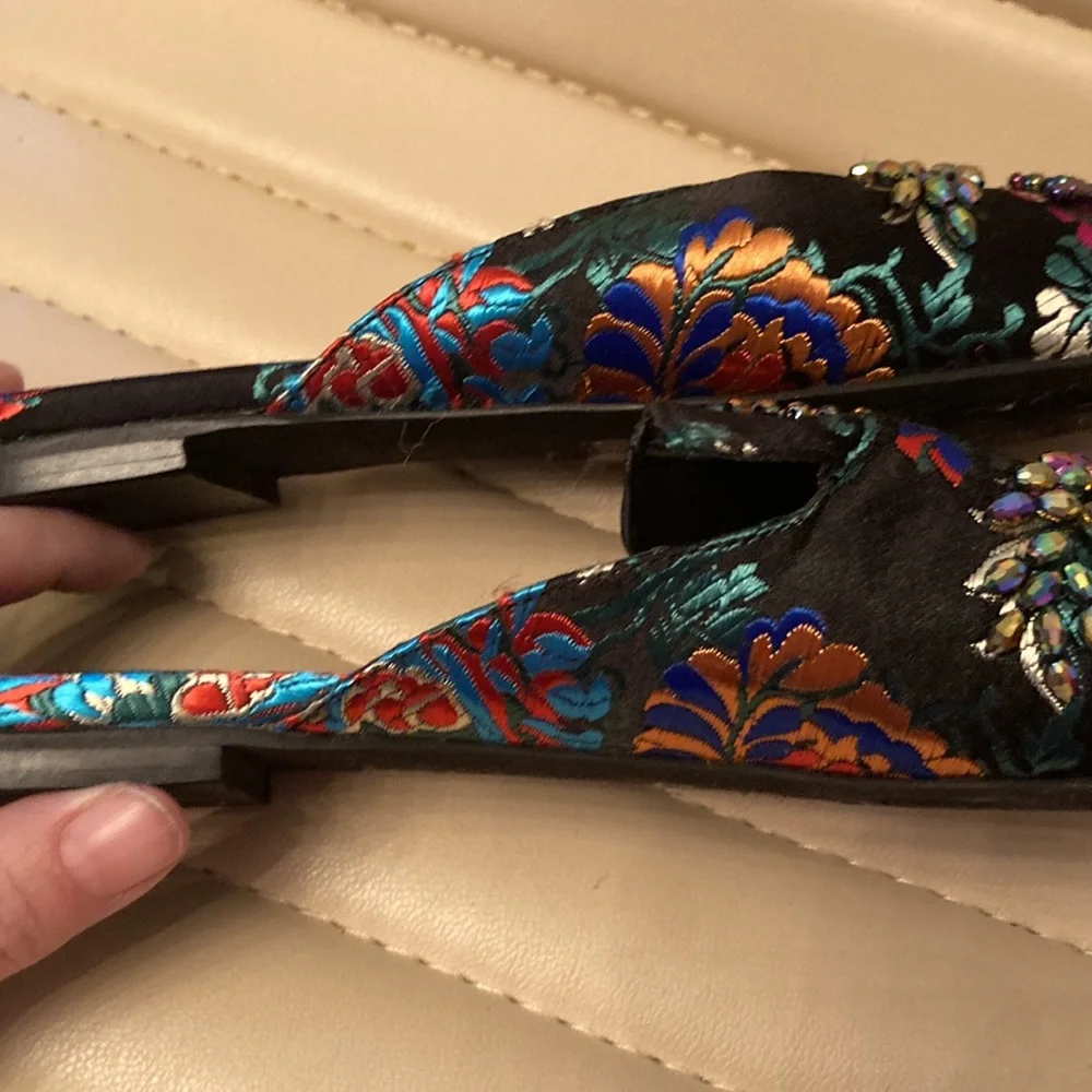 Jeffery Campbell beaded mules - Picture 5 of 8